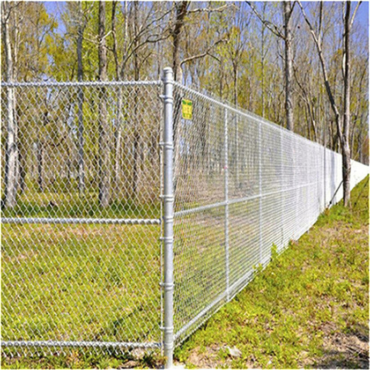 high quality whole sale manufacturer galvanized chain link fence for sale