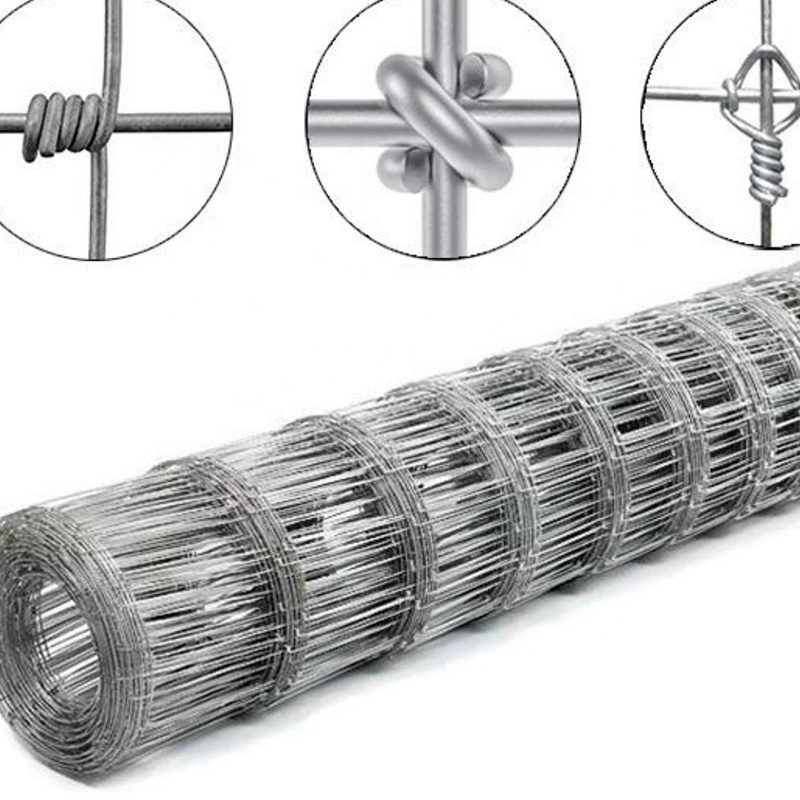 2.5mm 2.7mm Factory Price Heavy Duty Fixed Knot Woven Wire Field Game Fence Galvanized Sheep Farm Fence