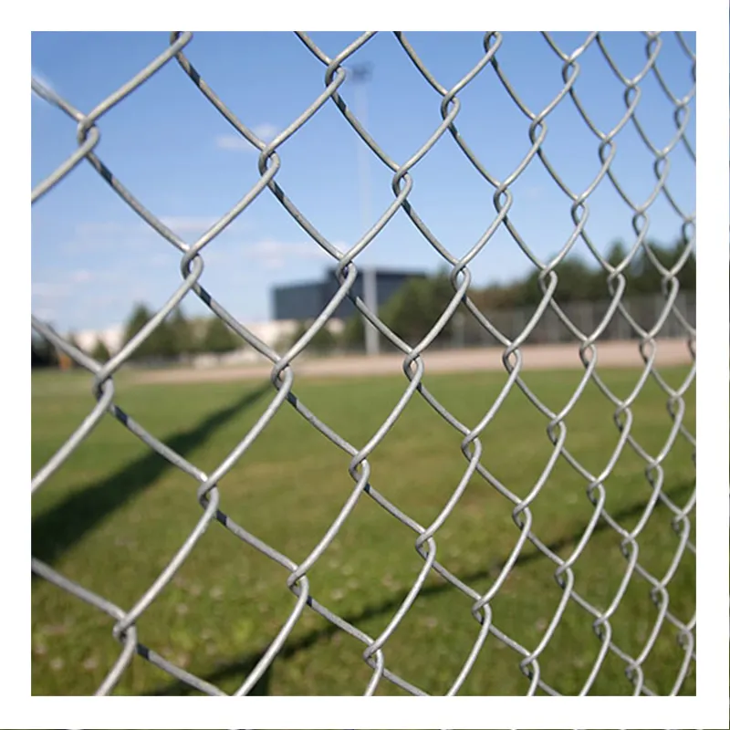 Wholesale removable galvanized 6x10ft chain link fence panel temporary chain link fence