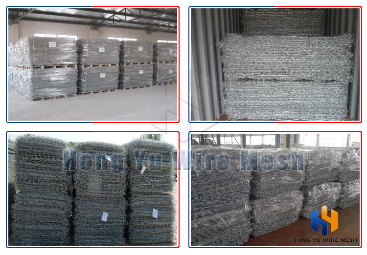 cheap hexagonal gabion fencing stone cage wire mesh galvanized gabion netting for sale