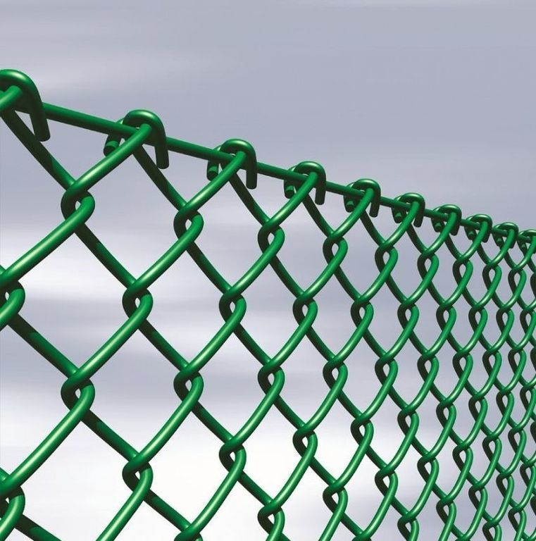 hot dip galvanized 6' tall diamond hole chain link iron wire mesh fence / pvc coated vinyl fence 50ft rolls