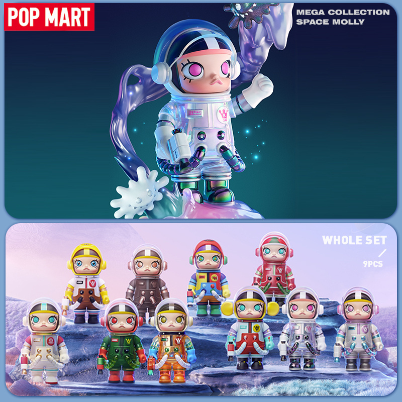 Wholesale POP MART MEGA COLLECTION 100% SPACE MOLLY SERIES 1 Mystery Box POPMART Blind Box Action Figure