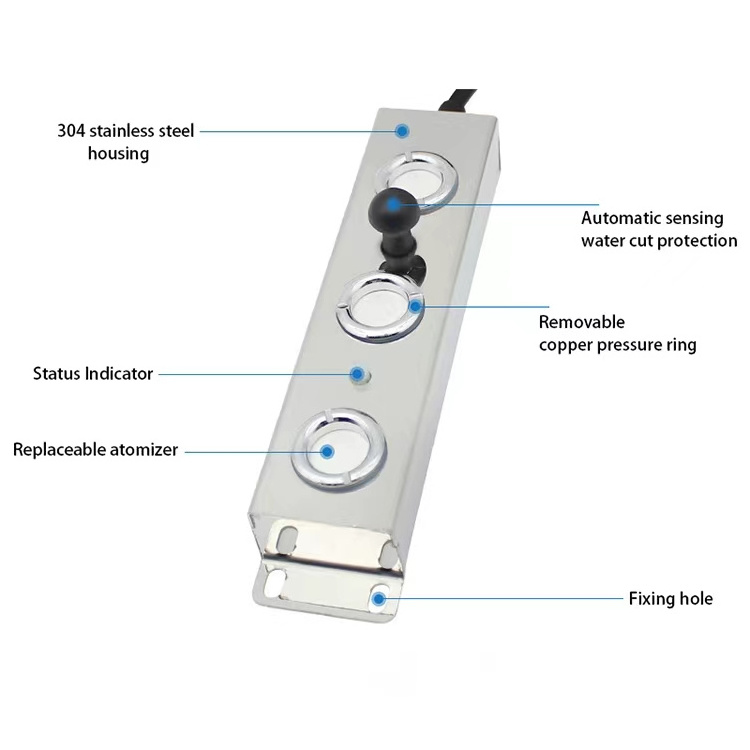 Three Heads Aquarium Humidifier Fountain Atomizer 2100ml/h Ultrasonic 3 head mist Maker Fogger for incubator