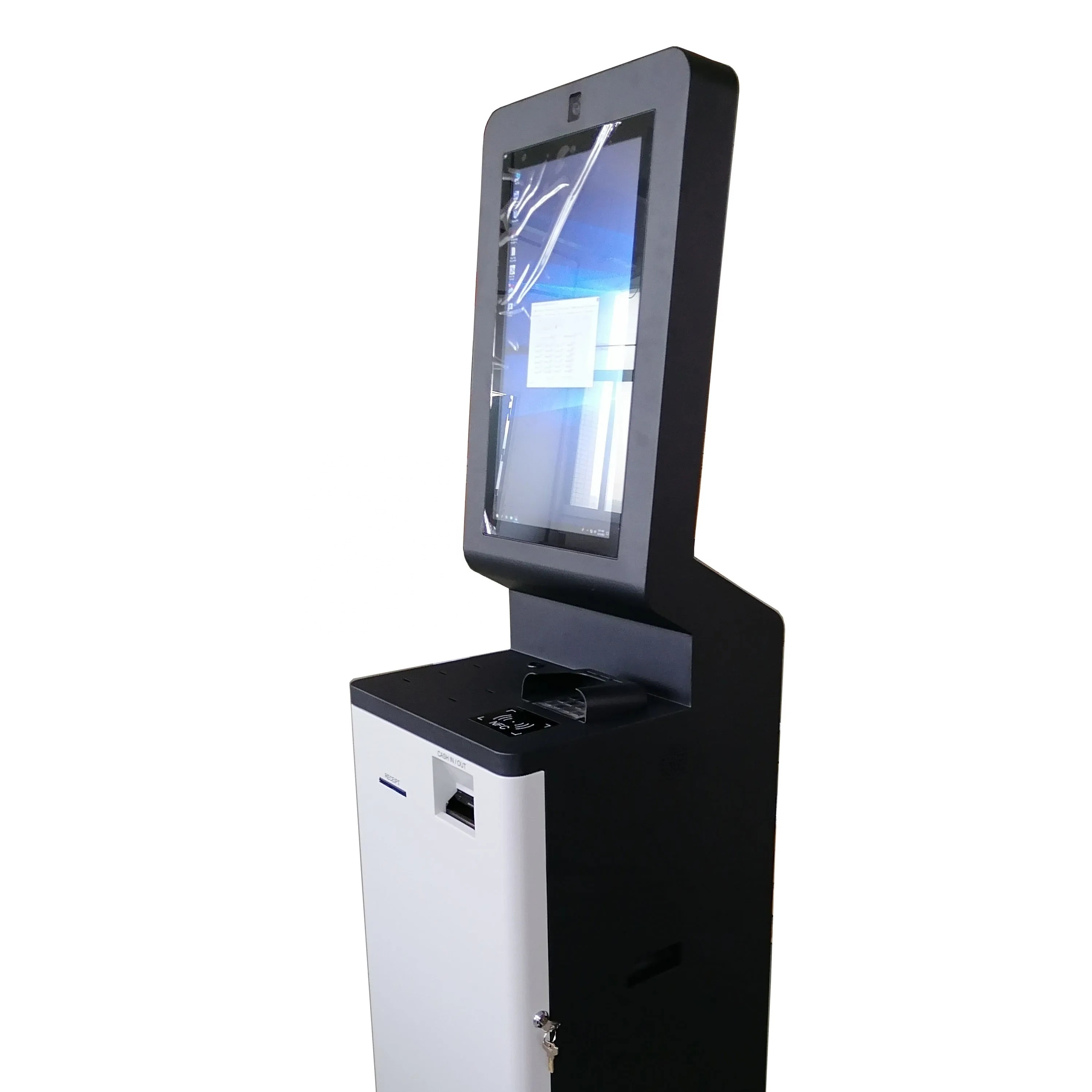 Custom Design Touch Screen Hotel check in kiosk with Passport Scanner Card Reader Casino Gaming Payment Kiosk Machine