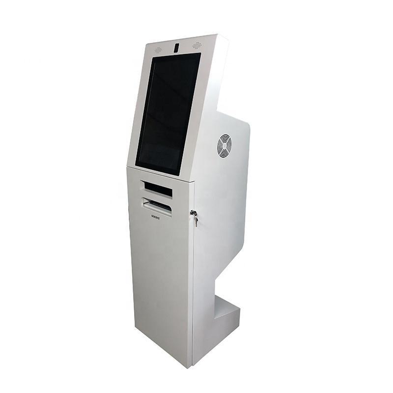 Free standing A4 Laser printer kiosk with camera self service printing and scaning kiosk