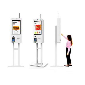 QR code scanner kiosk ordering machine self-service kiosk for restaurant self service key machine