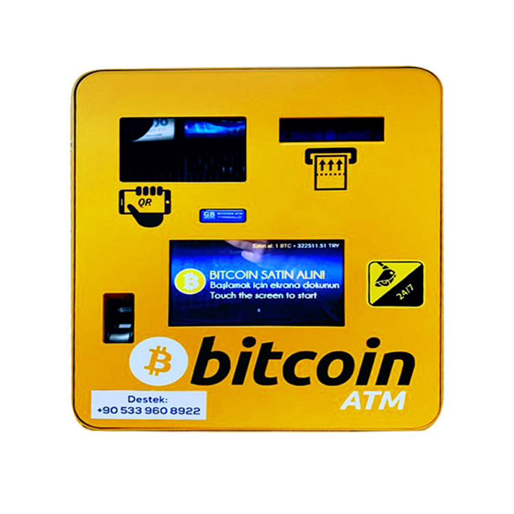 Bank crypto ATM Machine Automatic Token Change Machine BTC mini bill kiosks cash payment machine