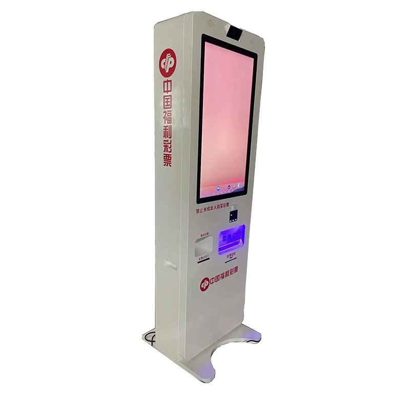 Id Reader Parking Printer Dispenser Touch Screen Kiosk Lucky Game Lottery Ticket Scratcher Vending Machine