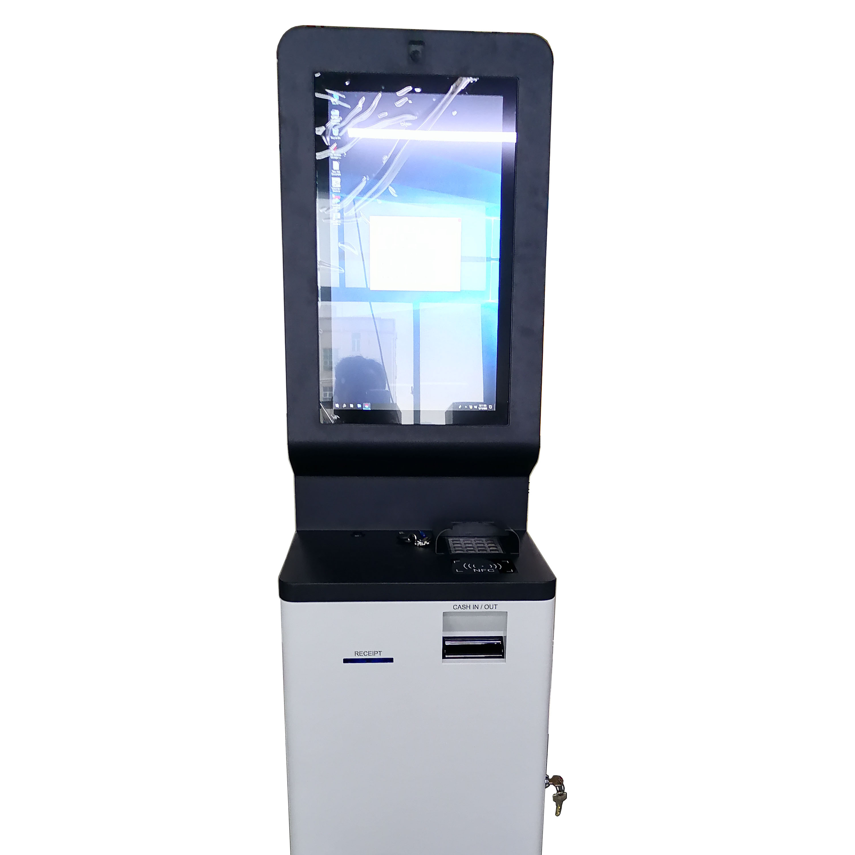 Custom Design Touch Screen Hotel check in kiosk with Passport Scanner Card Reader Casino Gaming Payment Kiosk Machine