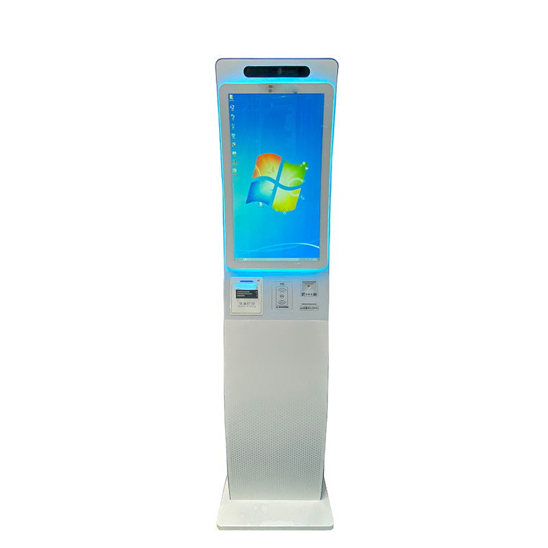 Android smart kiosk hotel check in bill payment kiosk with printer cash and coins payment machine