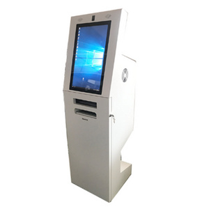 Free standing A4 Laser printer kiosk with camera self service printing and scaning kiosk