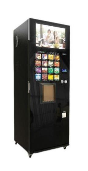 Self Touch Screen Drink Snack Vending Machine Black Vending Machine for convenient store