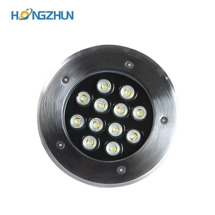 High quality ip67 outdoor waterproof RGB recessed Stainless Steel 12w 15w 18w 24w led ground light