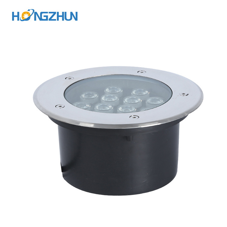 High quality ip67 outdoor waterproof RGB recessed Stainless Steel 12w 15w 18w 24w led ground light