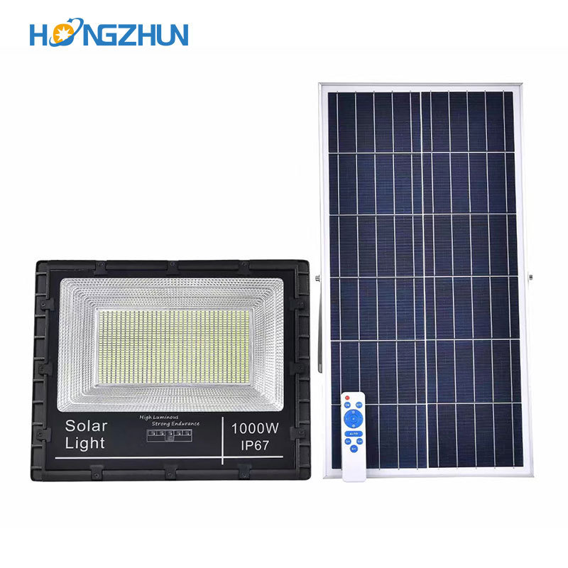 High Brightness Solar Flood Powered Garden Lights Outdoor Waterproof IP67 100W 200W 300W 400W 500W 1000W LED Solar Flood Light