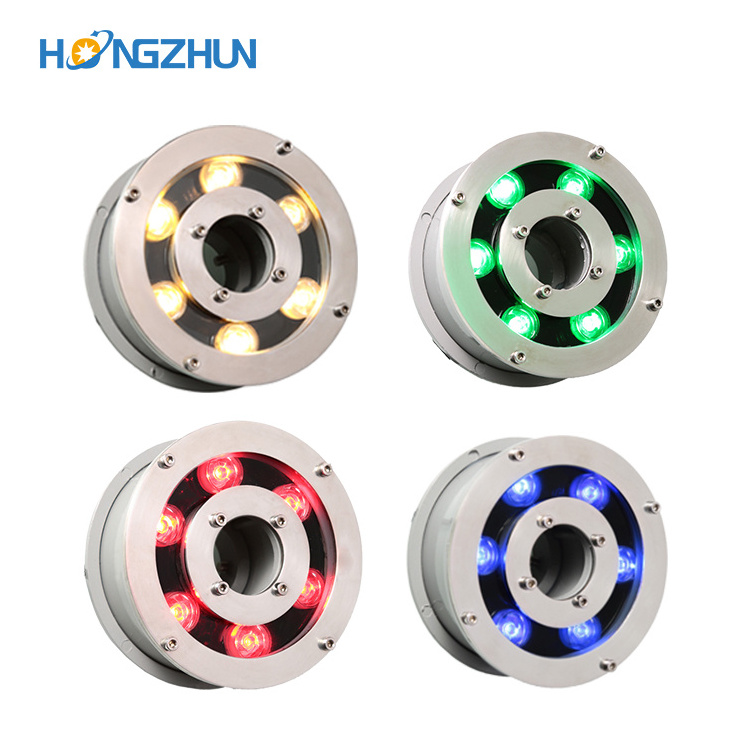 Hot sale fountain decoration ip68 stainless steel 304 outdoor waterproof IP68 9w 12w 15w 18w led underwater fishing light