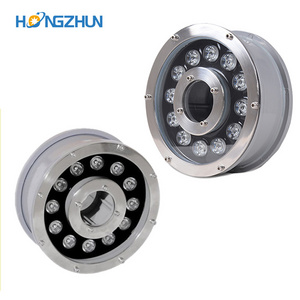 Hot sale fountain decoration ip68 stainless steel 304 outdoor waterproof IP68 9w 12w 15w 18w led underwater fishing light