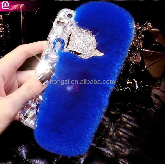 Multi Colors 100% Real Rabbit Fur Phone Case Hot Sell Luury Cover For iPhone 5c 5 5s 4 4s 6 6s 7 7 7 Plus 8 Fur Case