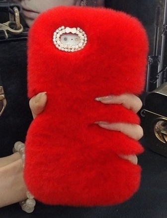 15 Colors 100% Real Rabbit Fur Phone Case For iPhone 5c 5s Hot Sell Luury Cover For iPhone 5c 5 5s 4 4s 6 6s 7 Fur Case