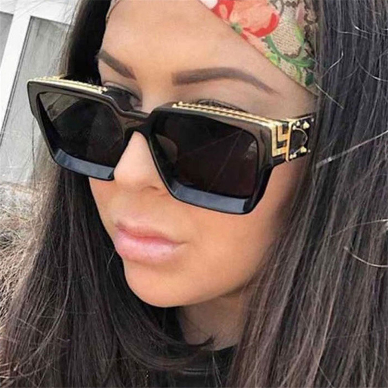 millionaire sunglasses women men 2022 uv400 high quality brand designer steampunk rectangle sun glasses quay oculos de sol