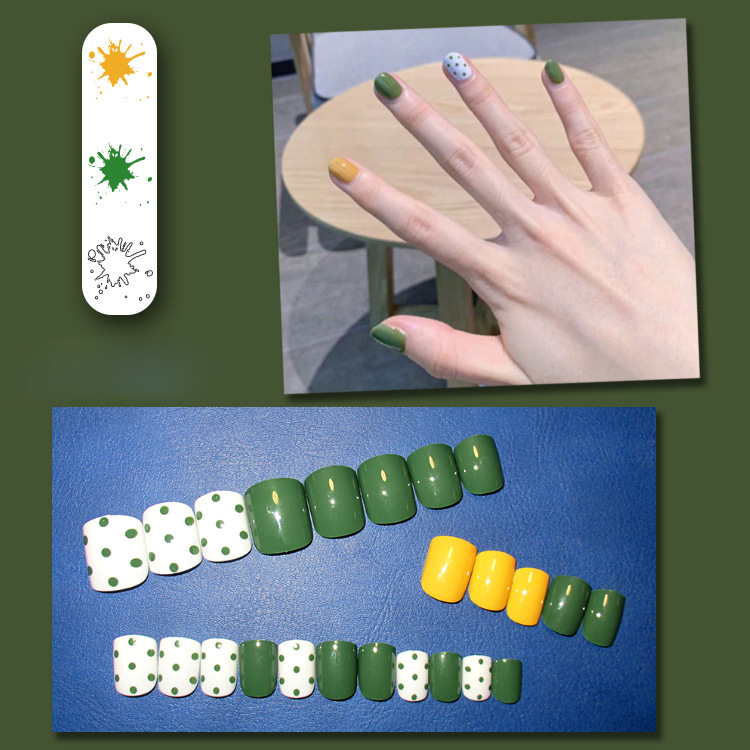 Pre Designed OEM Press On Sticker Nail Stickers Artificial Nails Fingernails