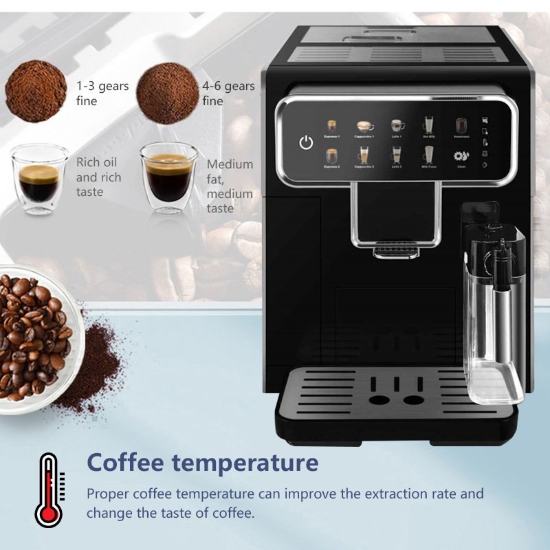 Automatic Espresso Cappuccino Latte Commercial Coffee Machine Coffee Maker Green Friendly Fully Automatic