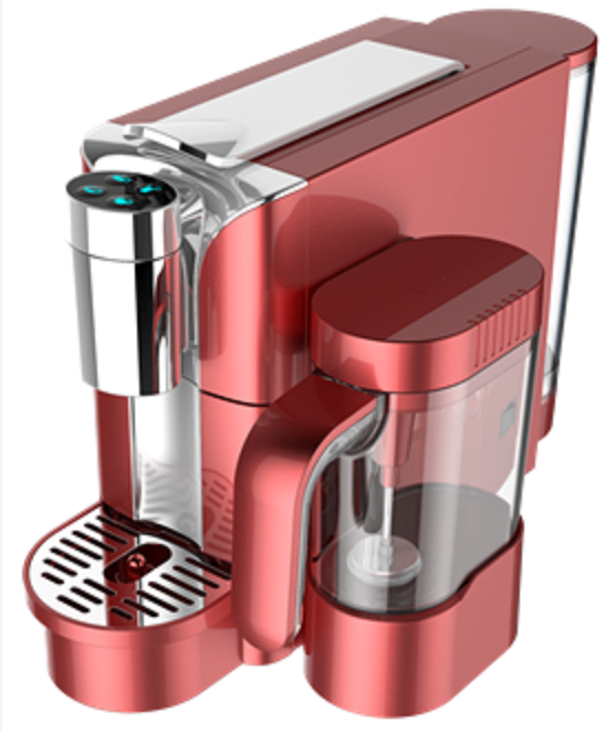 Custom logo electric capsule espresso coffee machine automatic frothing milk function IMD control multi capsule coffee machine