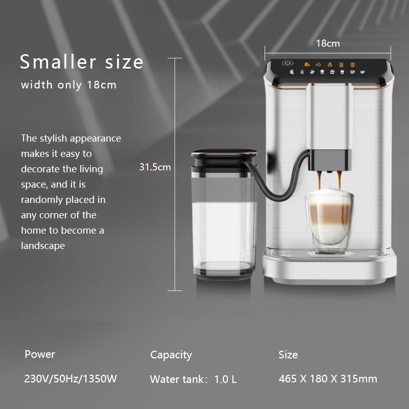 Factory Price Automatic Green Friendly Automatic Coffee Espresso Machine Cappuccino Coffee Maker Fully Automatic Coffee Machine