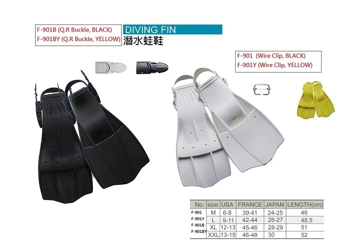 AIMMAX Rubber Diving Fin M/L/XL/XXL