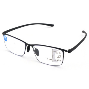 Anti-Blue multi-focus reading glasses TR90 temple ultra light eyewear