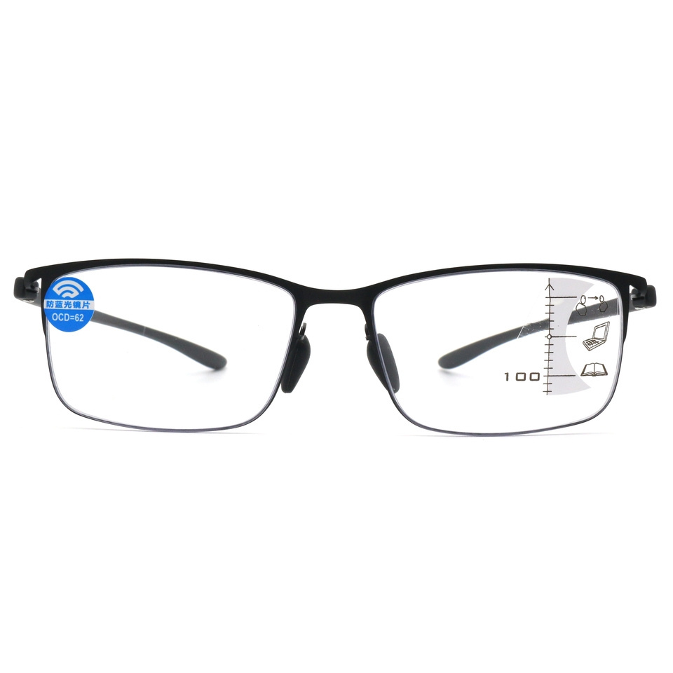 Anti-Blue multi-focus reading glasses TR90 temple ultra light eyewear