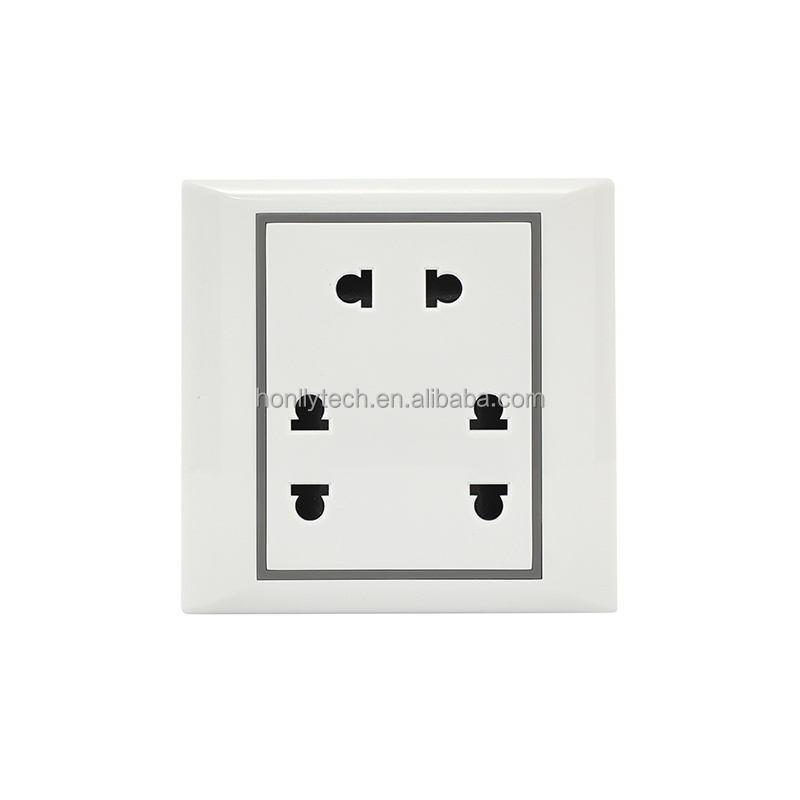 86mm size electric socket 6 pin socket Cambodia wall socket