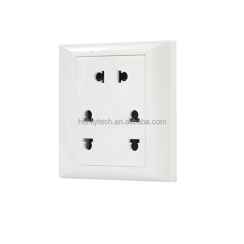 86mm size electric socket 6 pin socket Cambodia wall socket