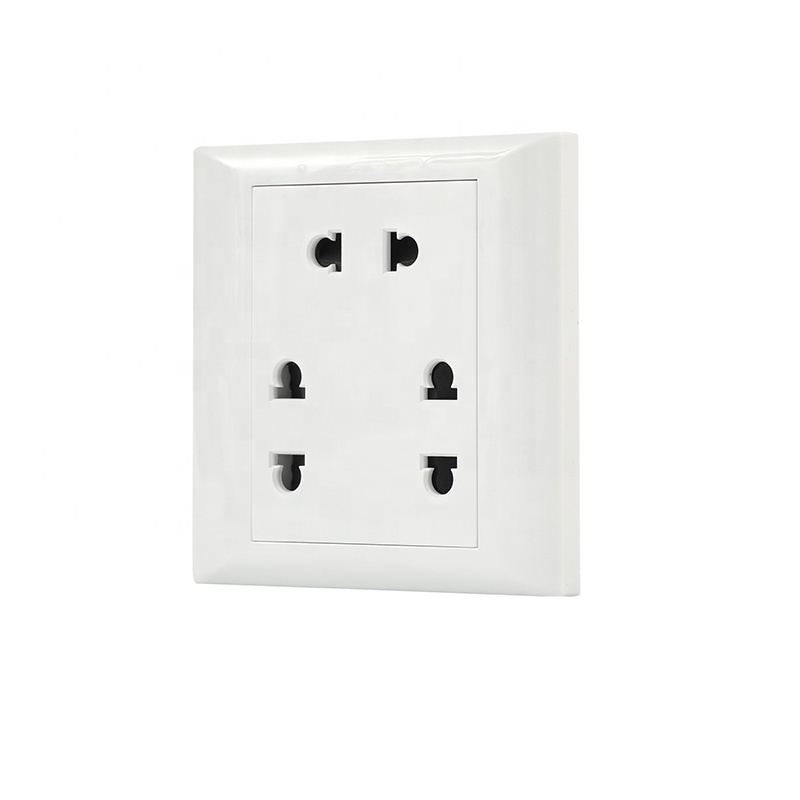 86mm size electric socket 6 pin socket Cambodia wall socket