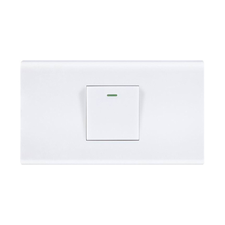 Schuko modular 118*70 mm 16A covers for wall lamp with switch wall switches  new 1 Gang switch interruptor