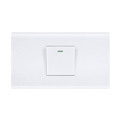 Schuko modular 118*70 mm 16A covers for wall lamp with switch wall switches  new 1 Gang switch interruptor