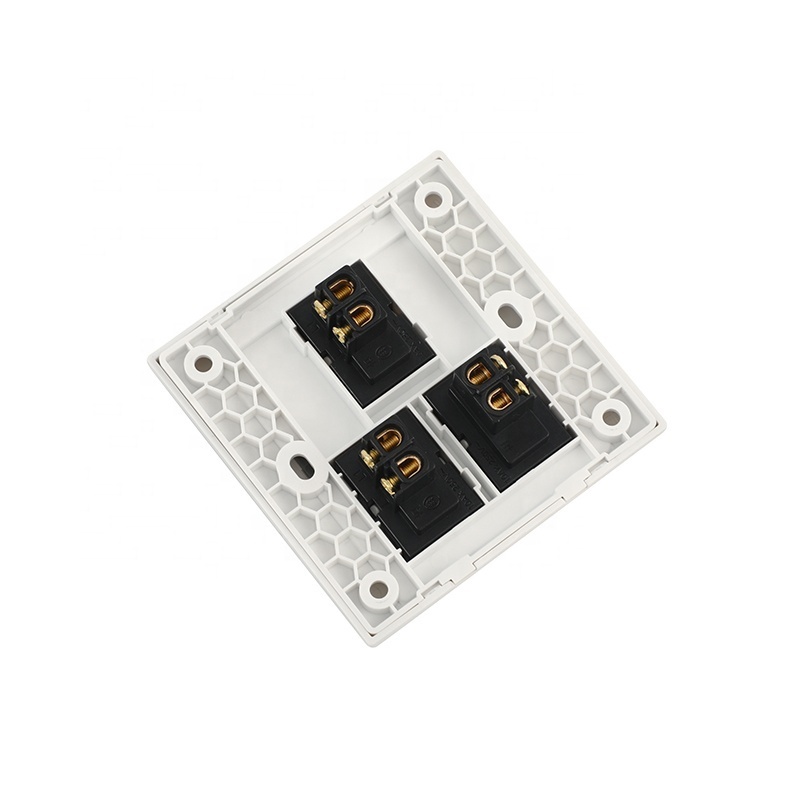 New design PC fireproof material 86x86mm size wall switch socket Cambodia switches and socket