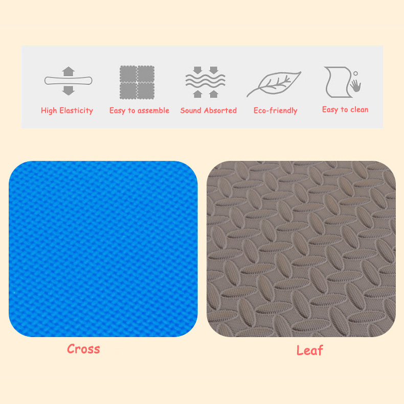 Wholesale exercise gym custom foam interlocking mat black color eva foam mats eva foam floor mats