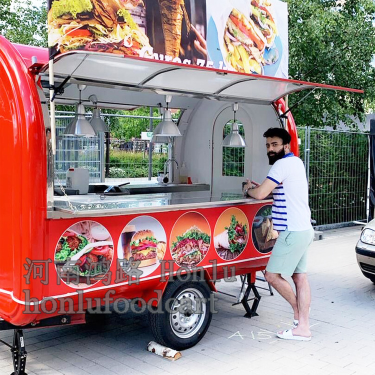 Prefabricated Fast Food Truck Ice Cream carros de comida Food Truck for Lemonade