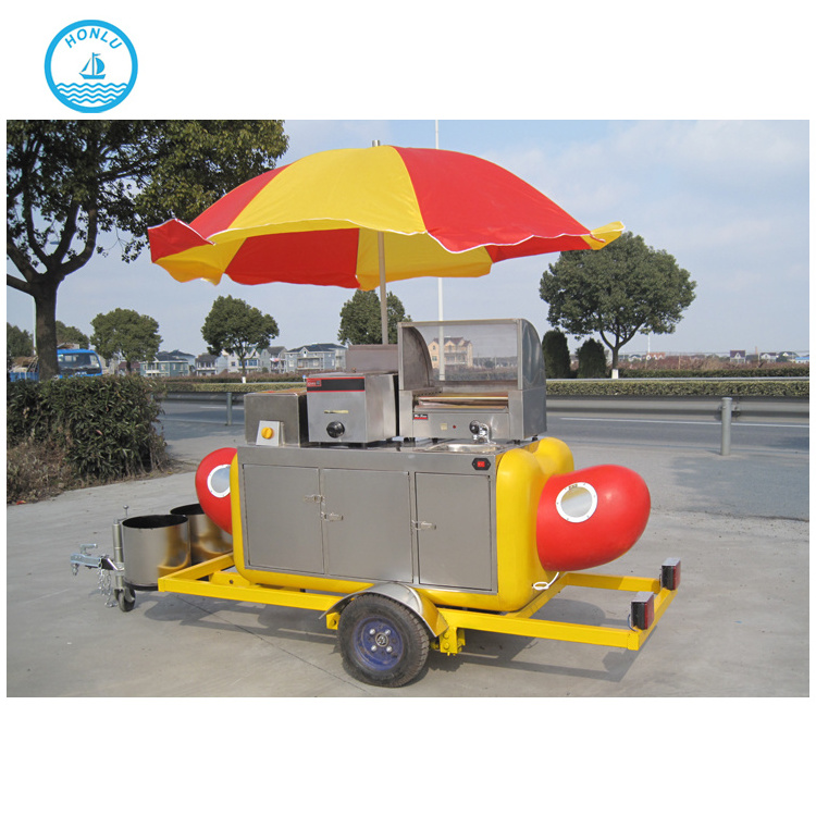 Most Durable Hot Dog Trailers Mobile Food Carts For Sale With Ce Approved Bbq Popsicle Food Cart