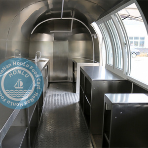 Japanese Food Kiosk Luxury Big Mobile Food Truck With Full Kitchen