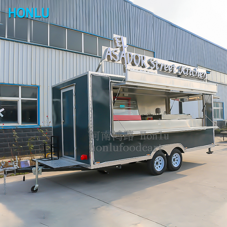 Japanese Food Truck Hot Dog Cart Awning fast Food Catering Truck for Sale