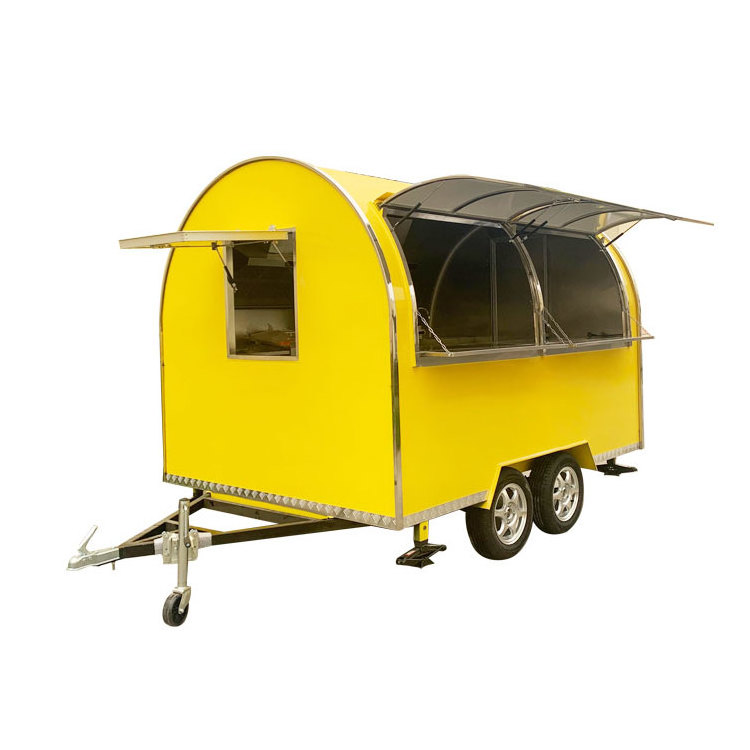 Best selling outdoor concession mini japanese food cart mobile food trailer fast food truck