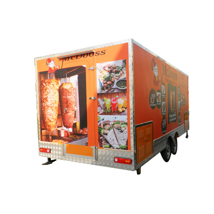 Commercial Ramen Fast Food Kiosk Design Food Snack Machines Mobile Food Truck