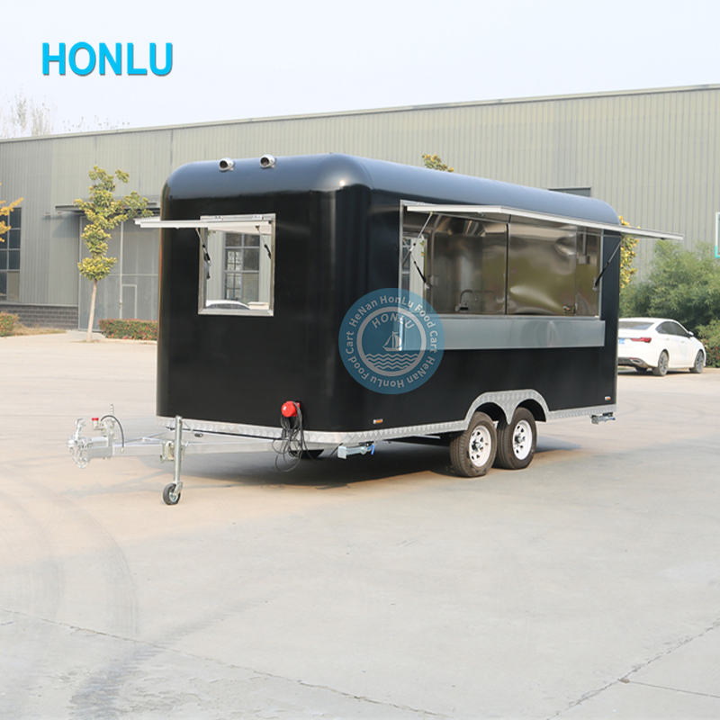 Mobile Food Cart with Frozen Yogurt Machine Mobile Food Cart with Big Wheels for Sale