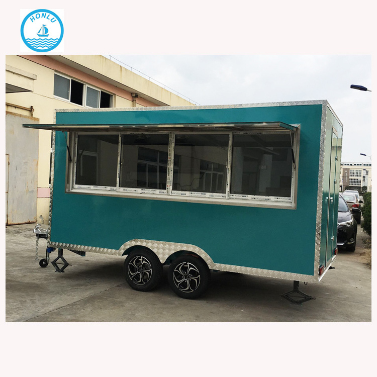 12v pump water sink mobile taco trailer for sale/custom hot dog cart umbrellas/china made food vans