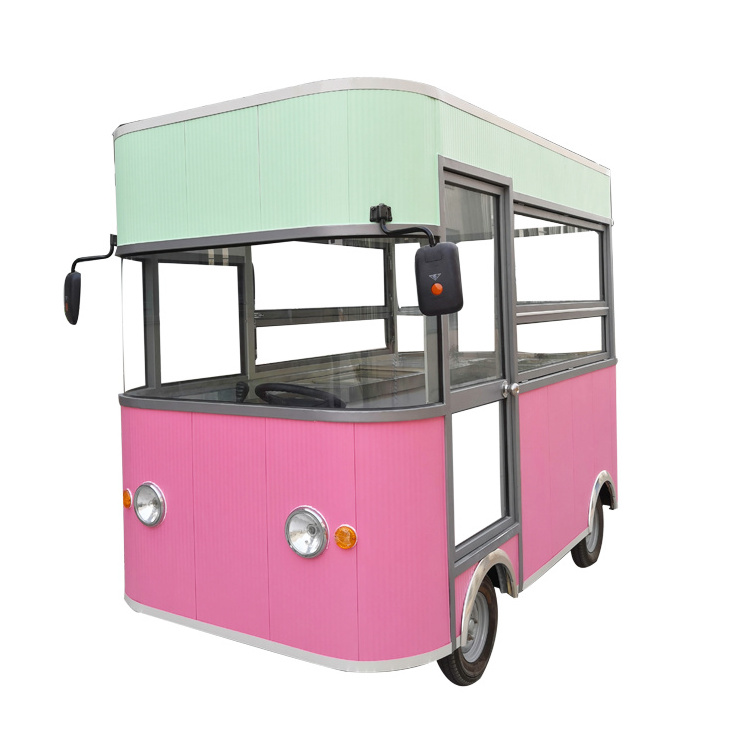 Newest Italian ice Cream Carts Fast Food Truck Ice Cream Car For Sale