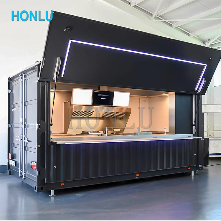 Mobile Food Trailer Van Shipping Container Bar And Grill Pop Up Shipping Container Fast Food Restaurants