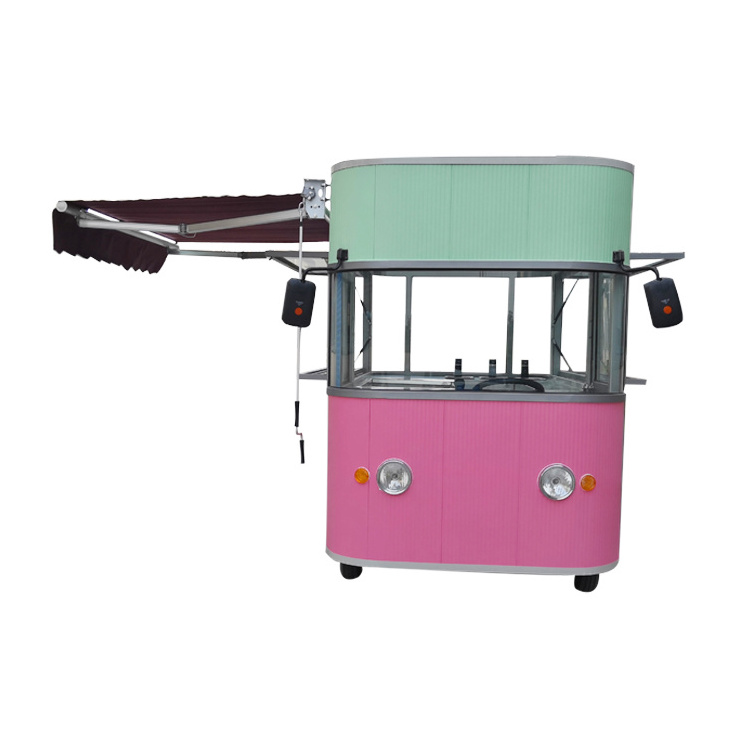 Newest Italian ice Cream Carts Fast Food Truck Ice Cream Car For Sale