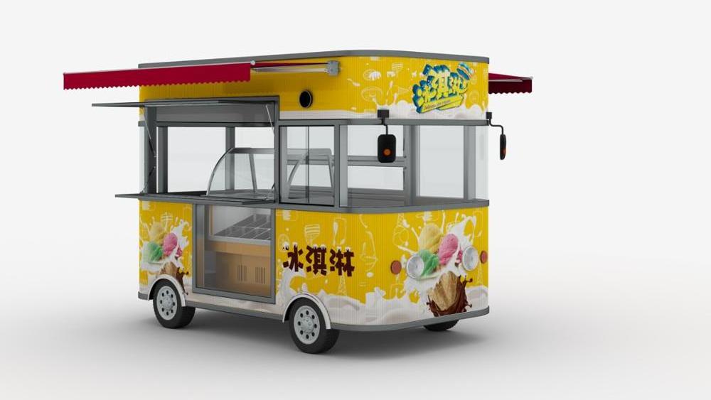 Hot sale corn dog waffle machine food truck usa hot food cart used concession trailer for sale